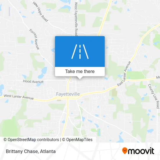 Brittany Chase map
