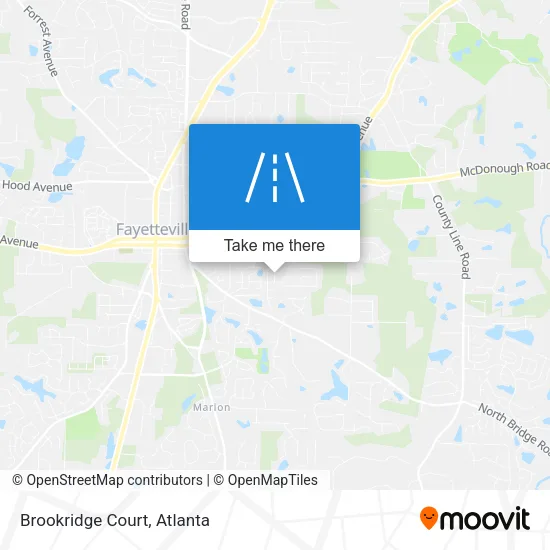 Brookridge Court map