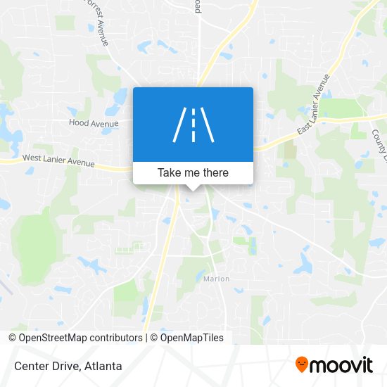 Mapa de Center Drive