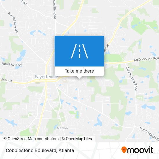 Cobblestone Boulevard map