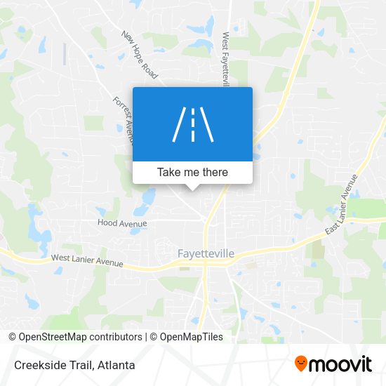 Mapa de Creekside Trail