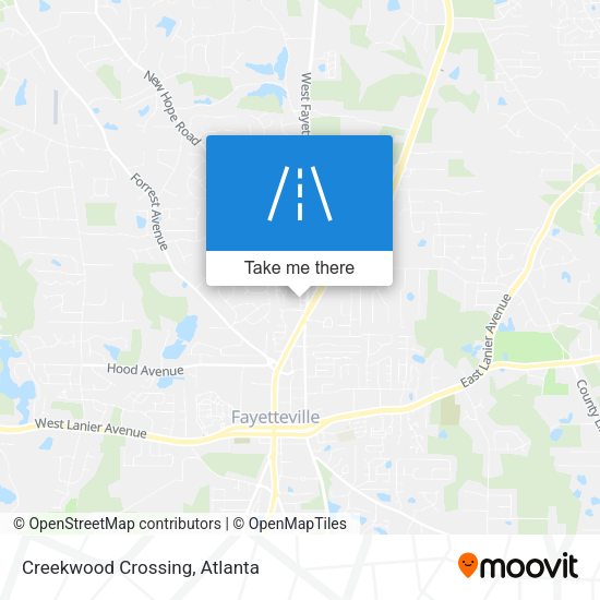 Creekwood Crossing map