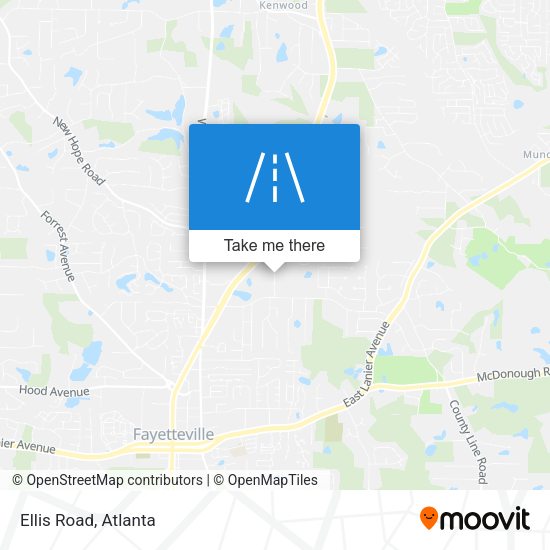 Mapa de Ellis Road