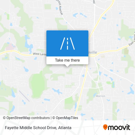 Mapa de Fayette Middle School Drive