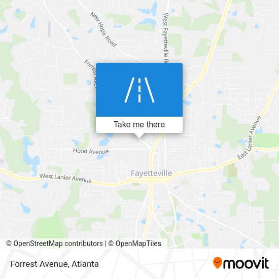 Mapa de Forrest Avenue