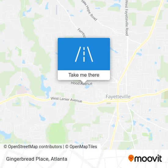 Gingerbread Place map