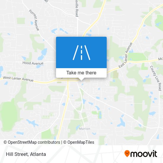 Mapa de Hill Street