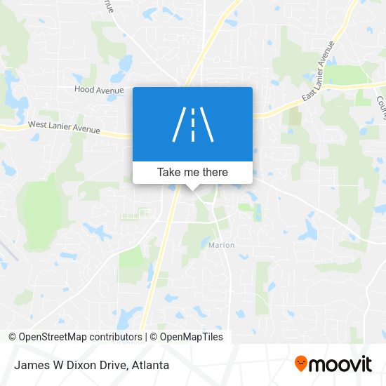 Mapa de James W Dixon Drive