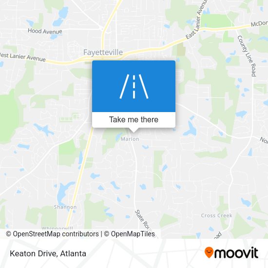 Mapa de Keaton Drive