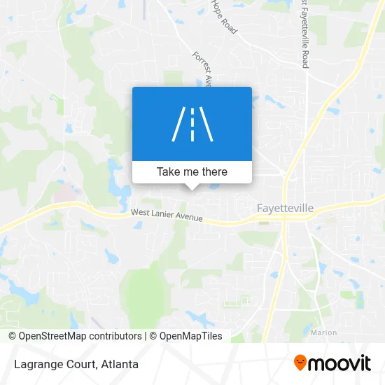 Lagrange Court map