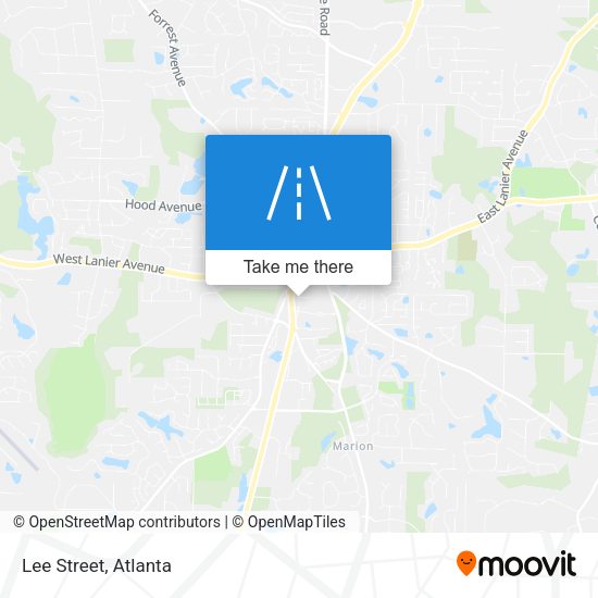 Mapa de Lee Street