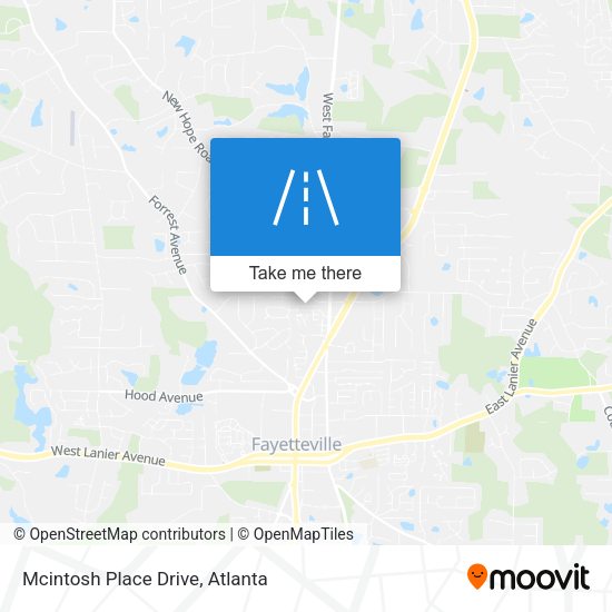 Mapa de Mcintosh Place Drive