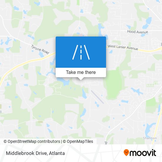 Middlebrook Drive map