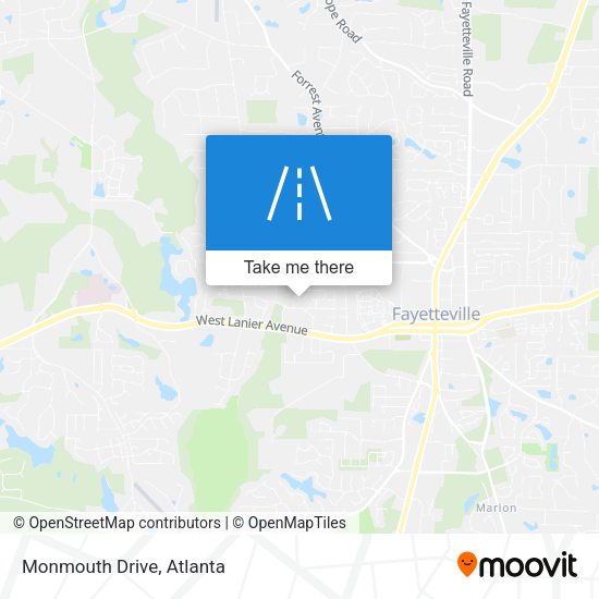 Mapa de Monmouth Drive