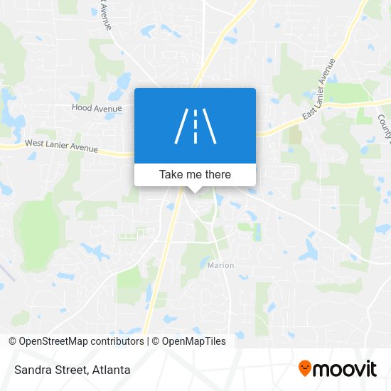 Mapa de Sandra Street
