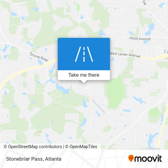 Stonebriar Pass map