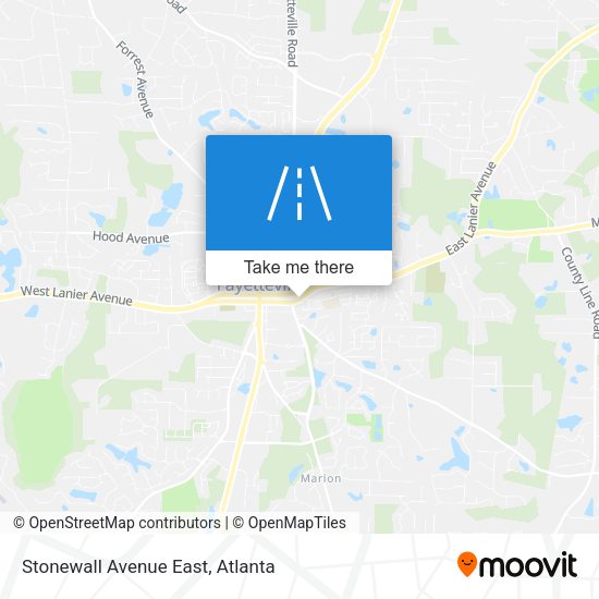 Mapa de Stonewall Avenue East