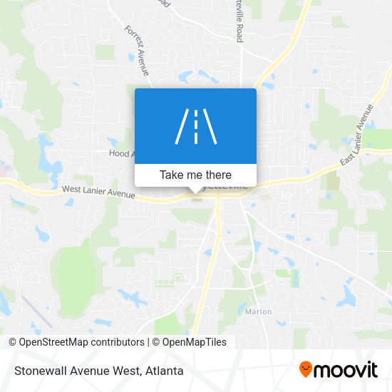 Mapa de Stonewall Avenue West