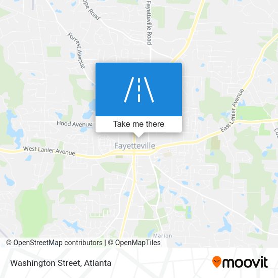 Mapa de Washington Street