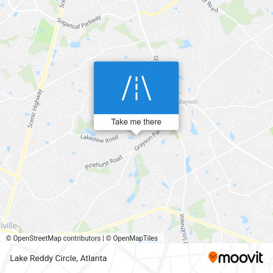 Lake Reddy Circle map