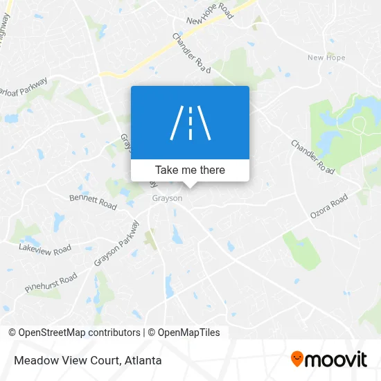 Meadow View Court map