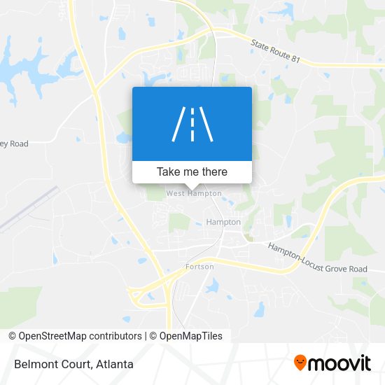 Mapa de Belmont Court