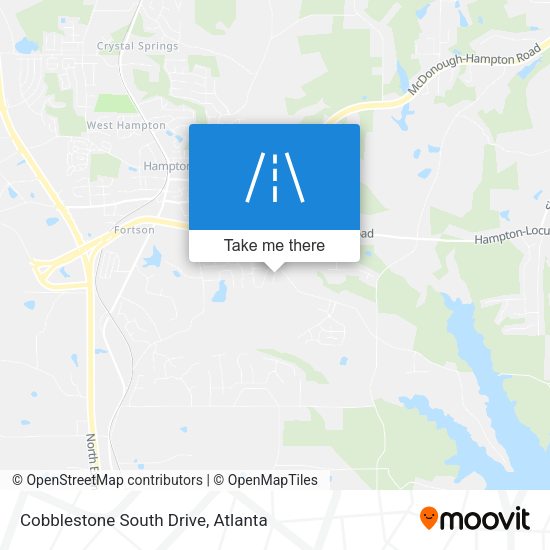 Cobblestone South Drive map