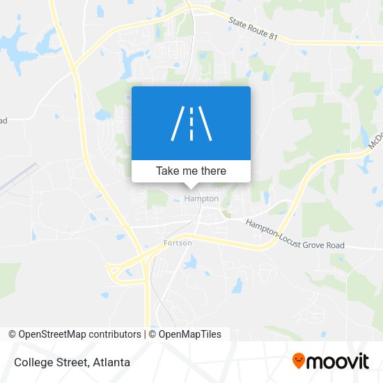 Mapa de College Street