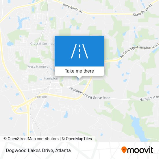 Mapa de Dogwood Lakes Drive