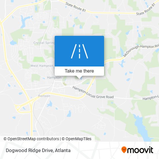 Dogwood Ridge Drive map