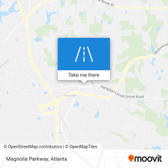 Mapa de Magnolia Parkway