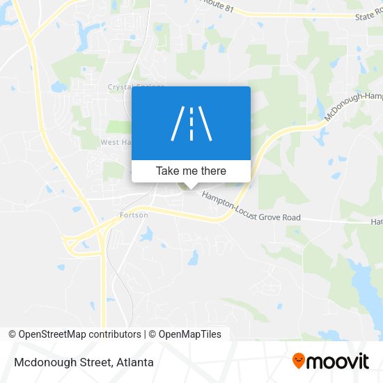 Mapa de Mcdonough Street