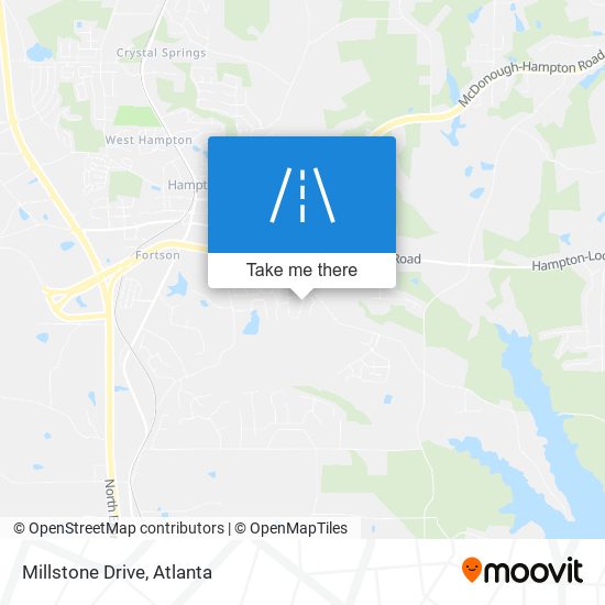 Millstone Drive map