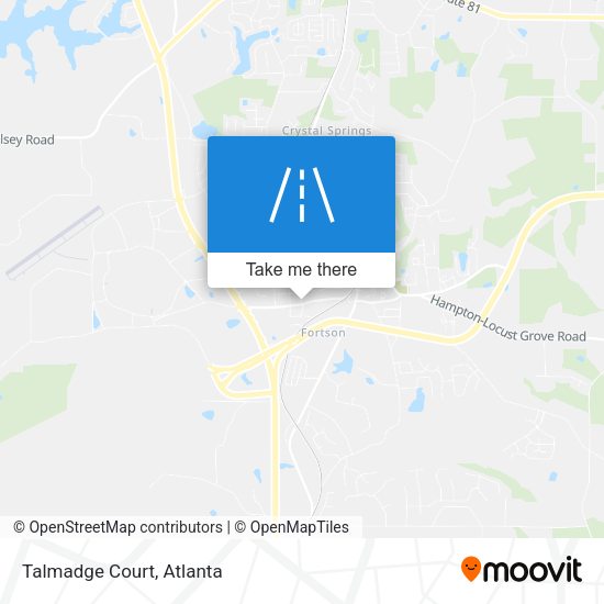 Mapa de Talmadge Court