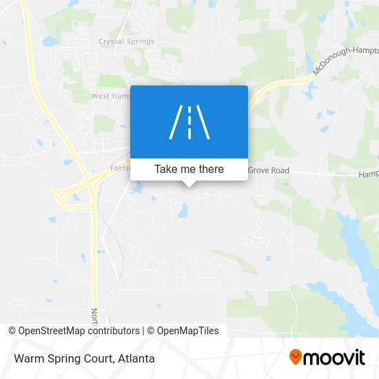 Warm Spring Court map