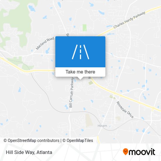 Mapa de Hill Side Way