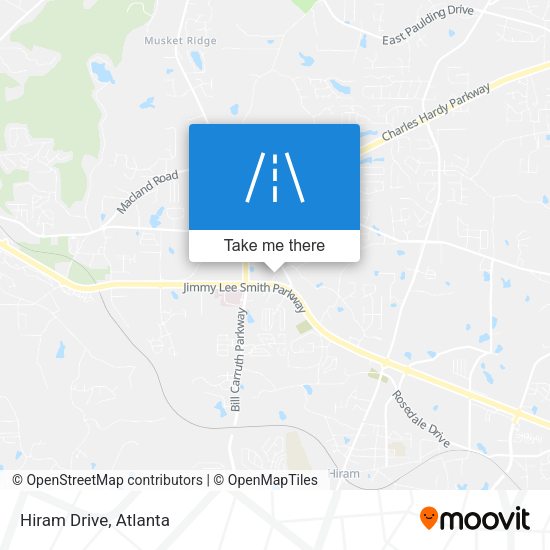 Mapa de Hiram Drive