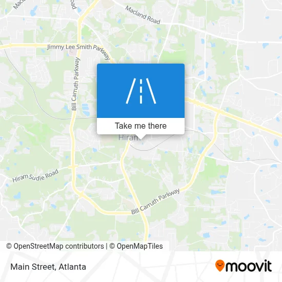 Main Street map