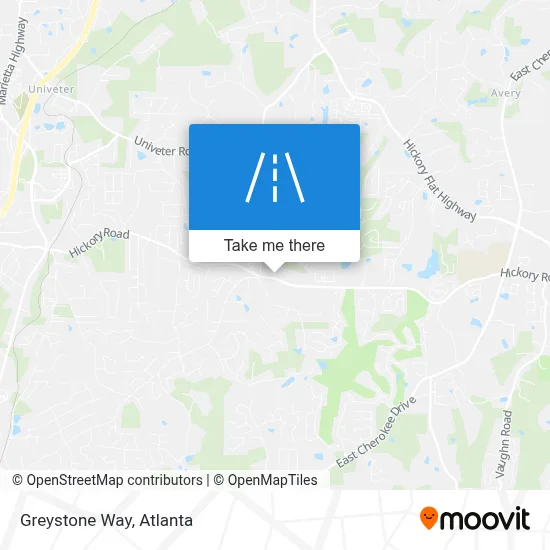 Greystone Way map