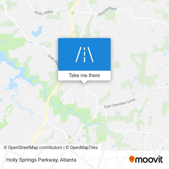 Holly Springs Parkway map