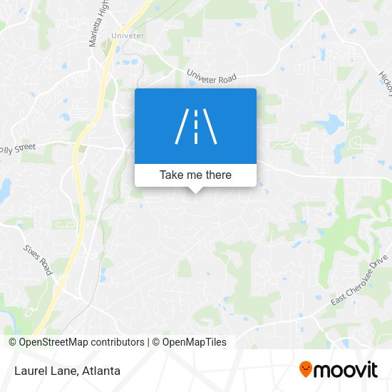 Mapa de Laurel Lane