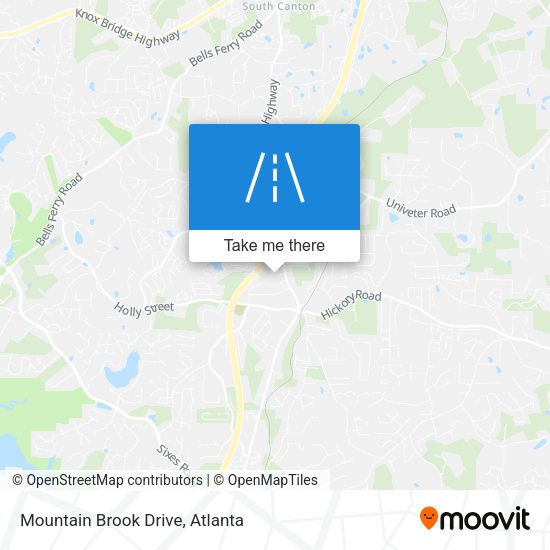 Mapa de Mountain Brook Drive