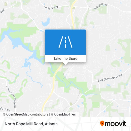 Mapa de North Rope Mill Road