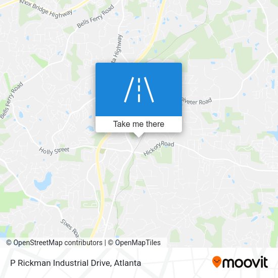 P Rickman Industrial Drive map