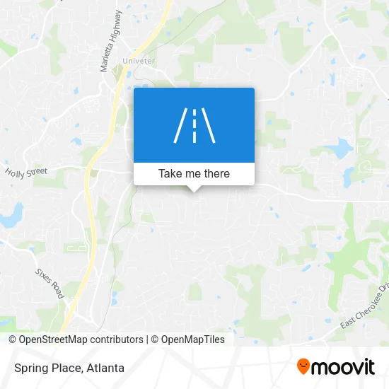 Spring Place map