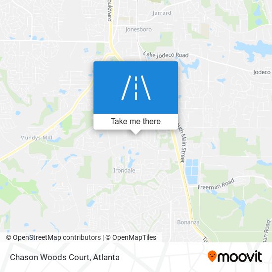 Chason Woods Court map