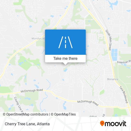 Mapa de Cherry Tree Lane