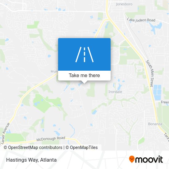 Mapa de Hastings Way