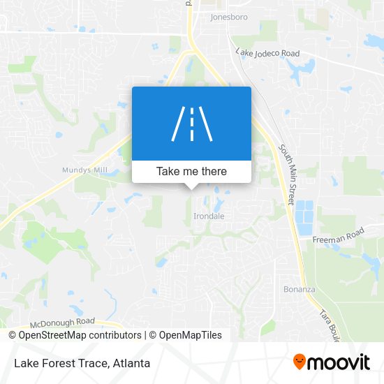 Lake Forest Trace map