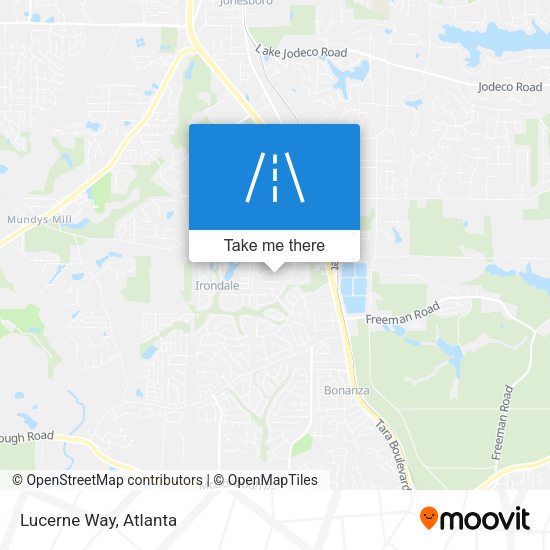 Mapa de Lucerne Way